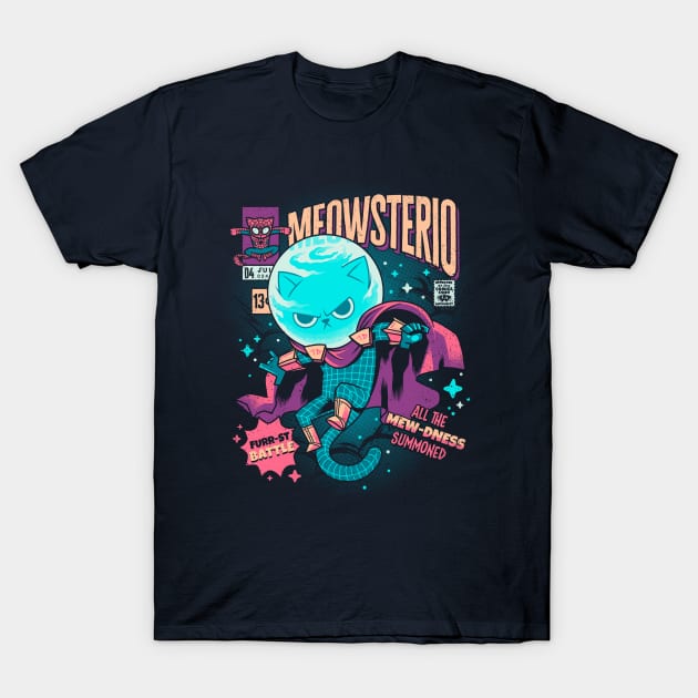 Meowsterio T-Shirt by Castor Lucas